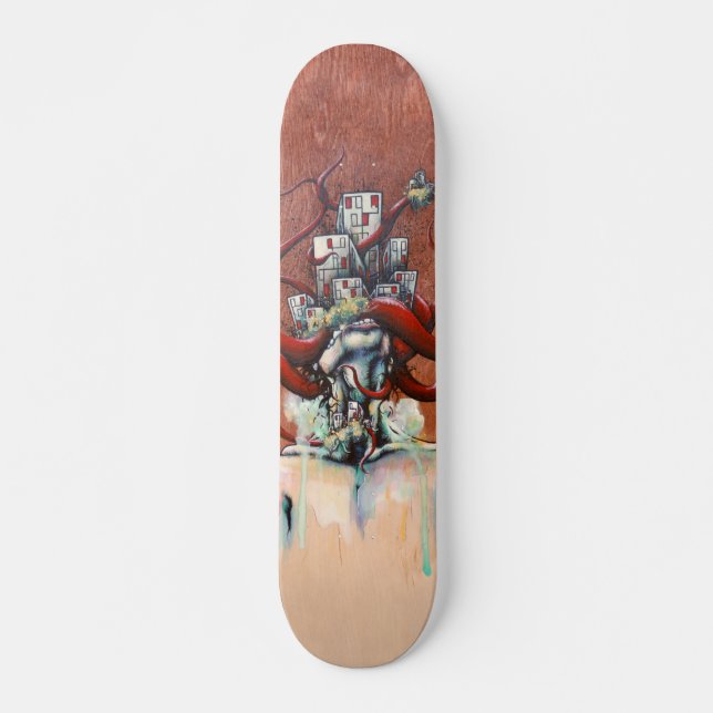 Perspektiven-Metamorphose Skateboard (Vorne)
