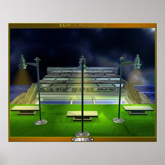 Perspektivverschiebung Poster (Vorne)