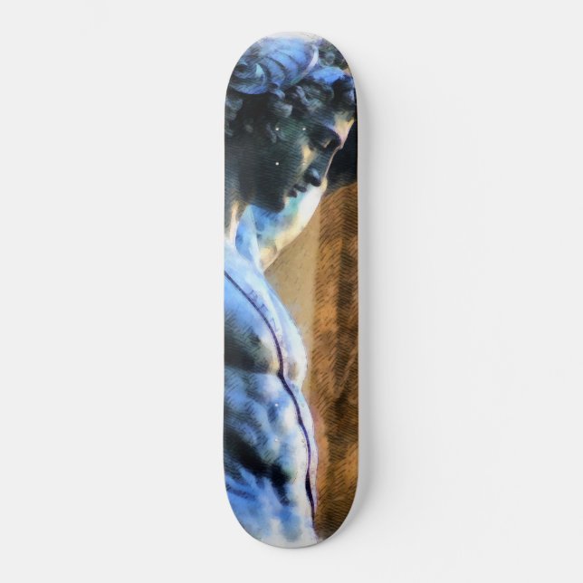 Persus Sculptture Illustraation Skateboard (Vorderseite)