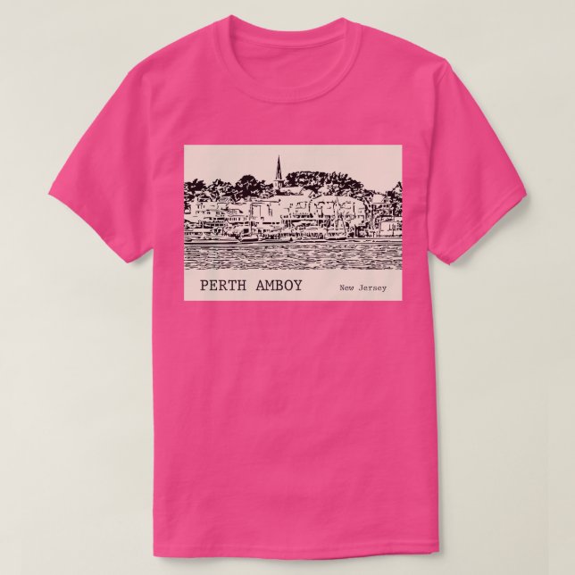 Perth Amboy New Jersey T-Shirt (Design vorne)