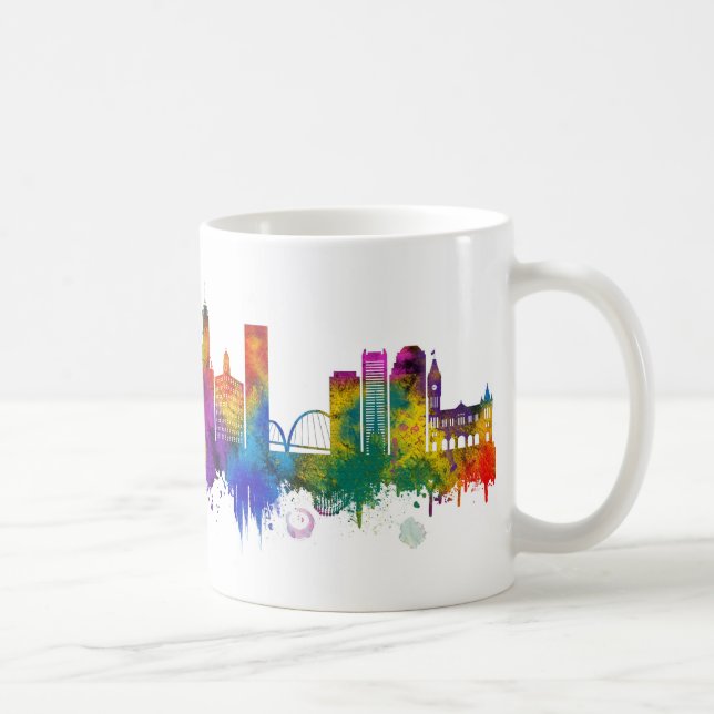Perth Australia Skyline Kaffeetasse (Rechts)
