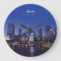 Perth, Australien - Stadt-Silhouette Nacht