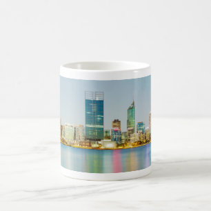Perth CBD von Mühlpunkt-Perth-Western Australien Tasse