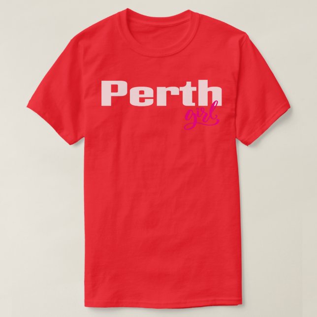 Perth Girl Australia 1 T-Shirt (Design vorne)