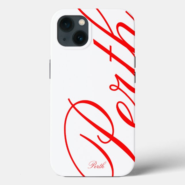 Perth - schöner iPhone Case (Rückseite)