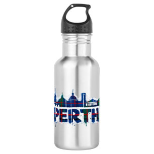 Perth Schottland Tartan Tasse Schottisch  Edelstahlflasche