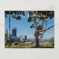 Perth Skyline aus dem wunderschönen Königspark