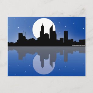 Perth Western Australia Cityscape Postcard Postkarte