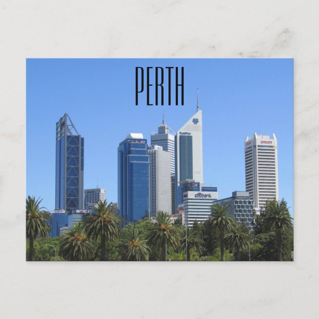 Perth Western australia Postkarte (Vorderseite)