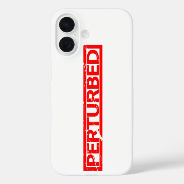 Perturated-Briefmarke Case-Mate iPhone Hülle (Rückseite)