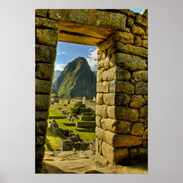 Peru, Anden, Anden, Machu Picchu, Poster (Vorne)
