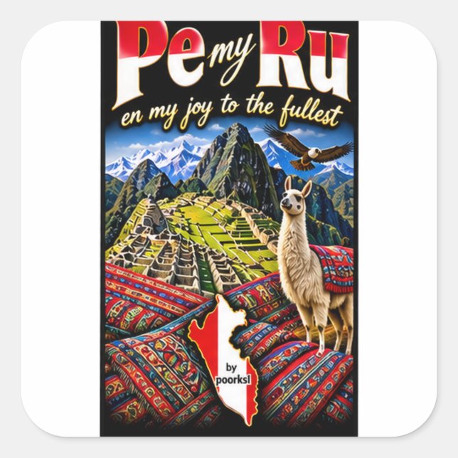 Peru Aufkleber (Vorderseite)
