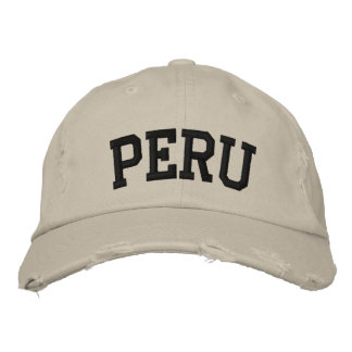 Peru bestickter Hut