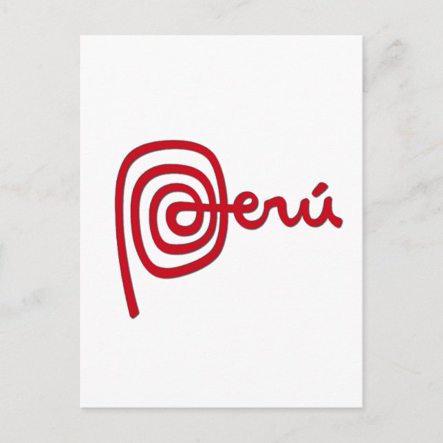 Peru Brand / Marca Peru Postkarte (Vorderseite)