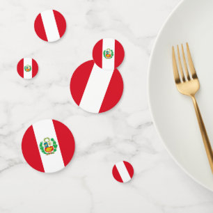 Peru Confetti, Party, peruanische Flagge Konfetti