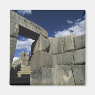 Peru, Cuzco, Festung Sacsayhuaman, gutes Beispiel Magnet