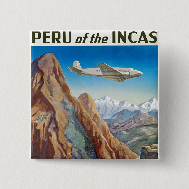 Peru der Inkas Button (Vorderseite)