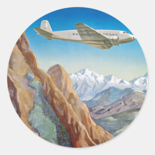 Peru der Inkas Runder Aufkleber