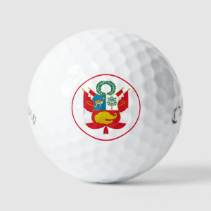 Peru-Emblem-Golfbälle Golfball
