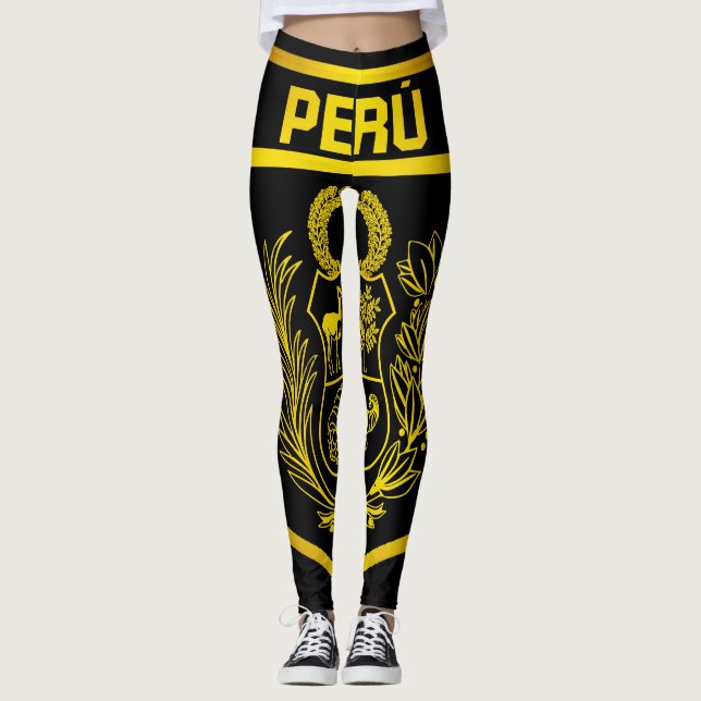 Perú Emblem Leggings (Vorderseite)