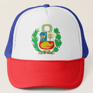 Peru - Escudo Nacional (nationales Emblem) Truckerkappe