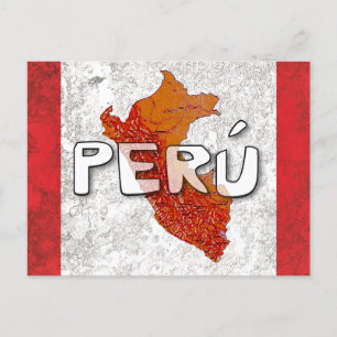 Peru Feiertagspostkarte