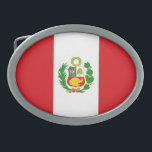 Peru Flag Gürtelschnalle<br><div class="desc">Peru Flag Gürtelschnalle</div>