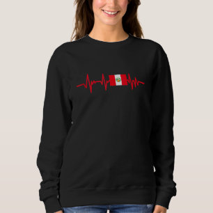 Peru Flag Peruanisch für Frauen Peru Männer Sweatshirt