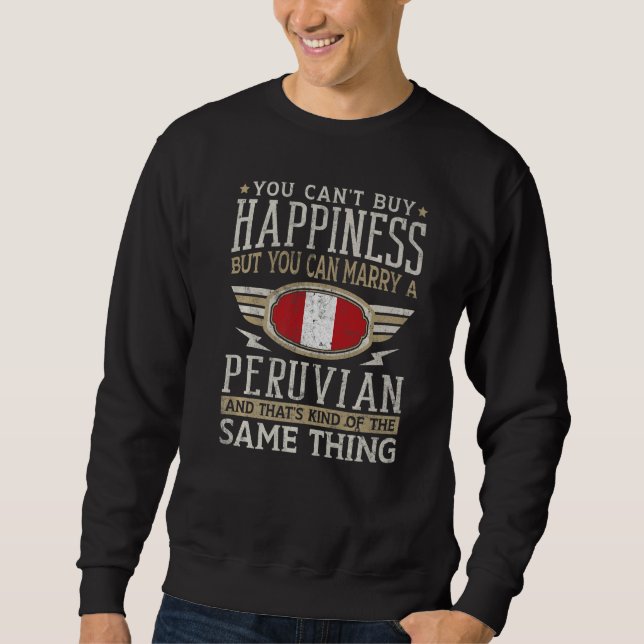 Peru Flag Proud Peruvians Men & Women Sweatshirt (Vorderseite)