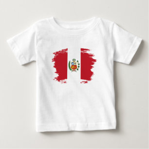 Peru-Flagge Baby T-shirt