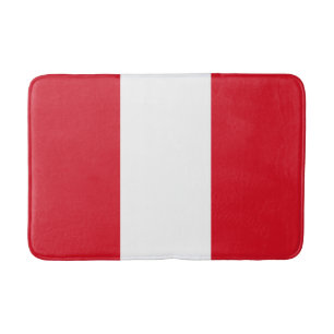 Peru-Flagge Badematte