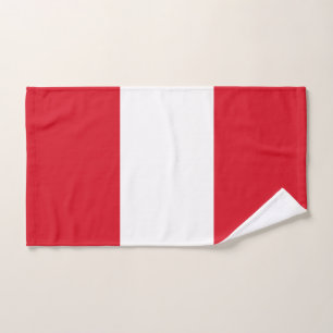 Peru-Flagge Badhandtuch Set