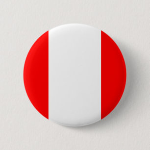 Peru-Flagge Button