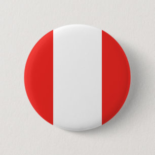 Peru-Flagge Button
