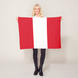 Peru-Flagge Fleecedecke