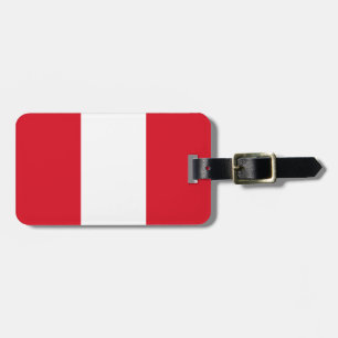 Peru-Flagge Gepäckanhänger