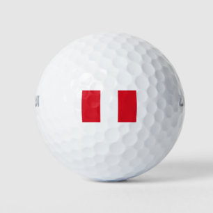 Peru-Flagge Golfball