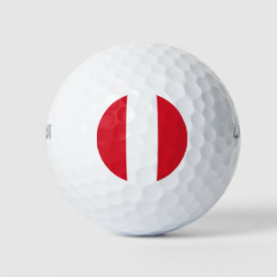 Peru-Flagge Golfball