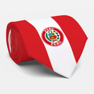 Peru-Flagge Halstuch, stilvolle peruanische Flagge Krawatte