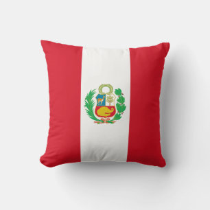 Peru-Flagge Kissen