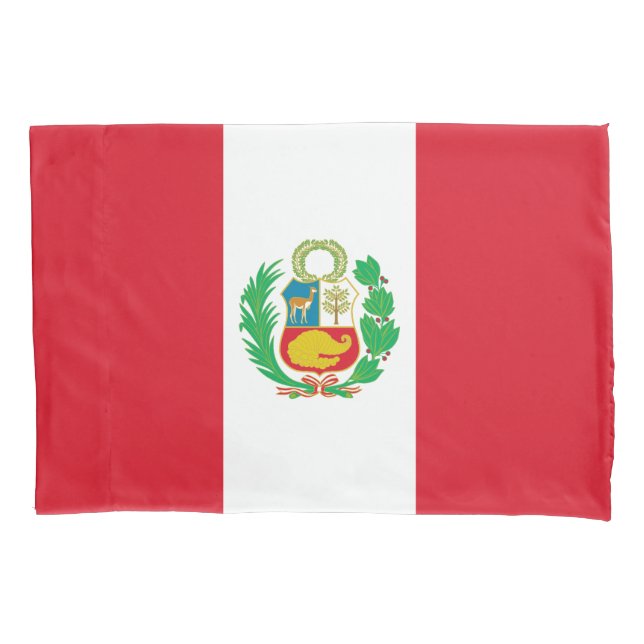 Peru-Flagge Kissenbezug (Vorderseite)