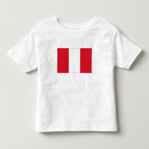Peru-Flagge Kleinkind T-shirt