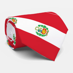 Peru-Flagge Krawatte