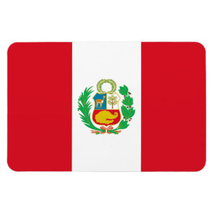 Peru-Flagge Magnet