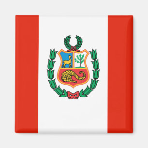 Peru-Flagge Magnet