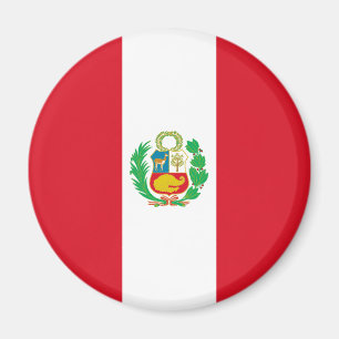 Peru-Flagge Magnet