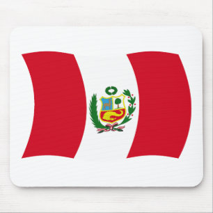 Peru-Flagge-Mauspad Mousepad