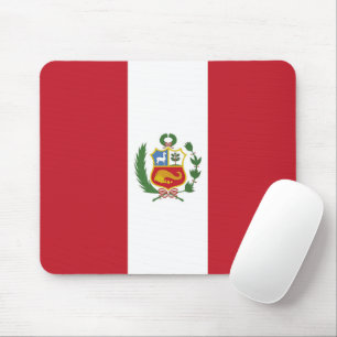 Peru-Flagge Mousepad