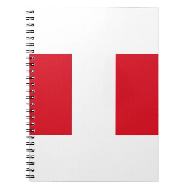 Peru-Flagge Notizblock (Vorderseite)