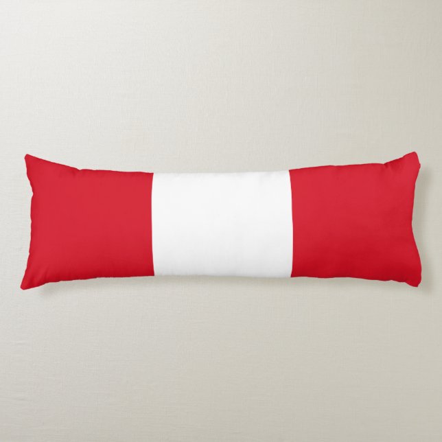 Peru-Flagge Seitenschläferkissen (Vorderseite)